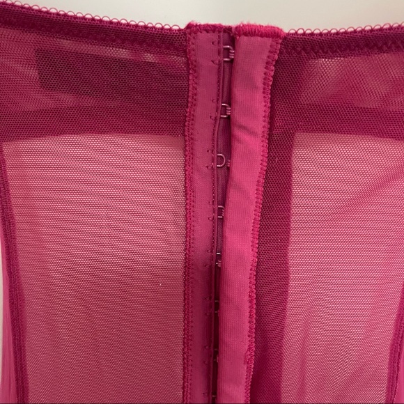 36C 2pc Vs Victoria’s Secret Sexy Little Things Bustier Corset with garter Skirt - Picture 7 of 16